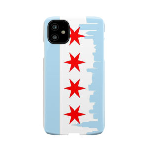 Chicago Skyline Flag Phone Case