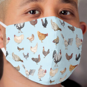 Chicken Happy Cloth Face Mask