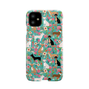 Chihuahua Dog Breed Floral Pet Gifts Perfect Present For Chihuahuas Pure Breed Phone Case