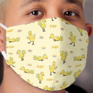 Chocobo cute seamless pattern Cloth Face Mask