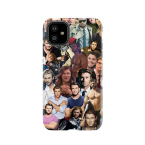 Chris Hemsworth Collage Tough Phone Case