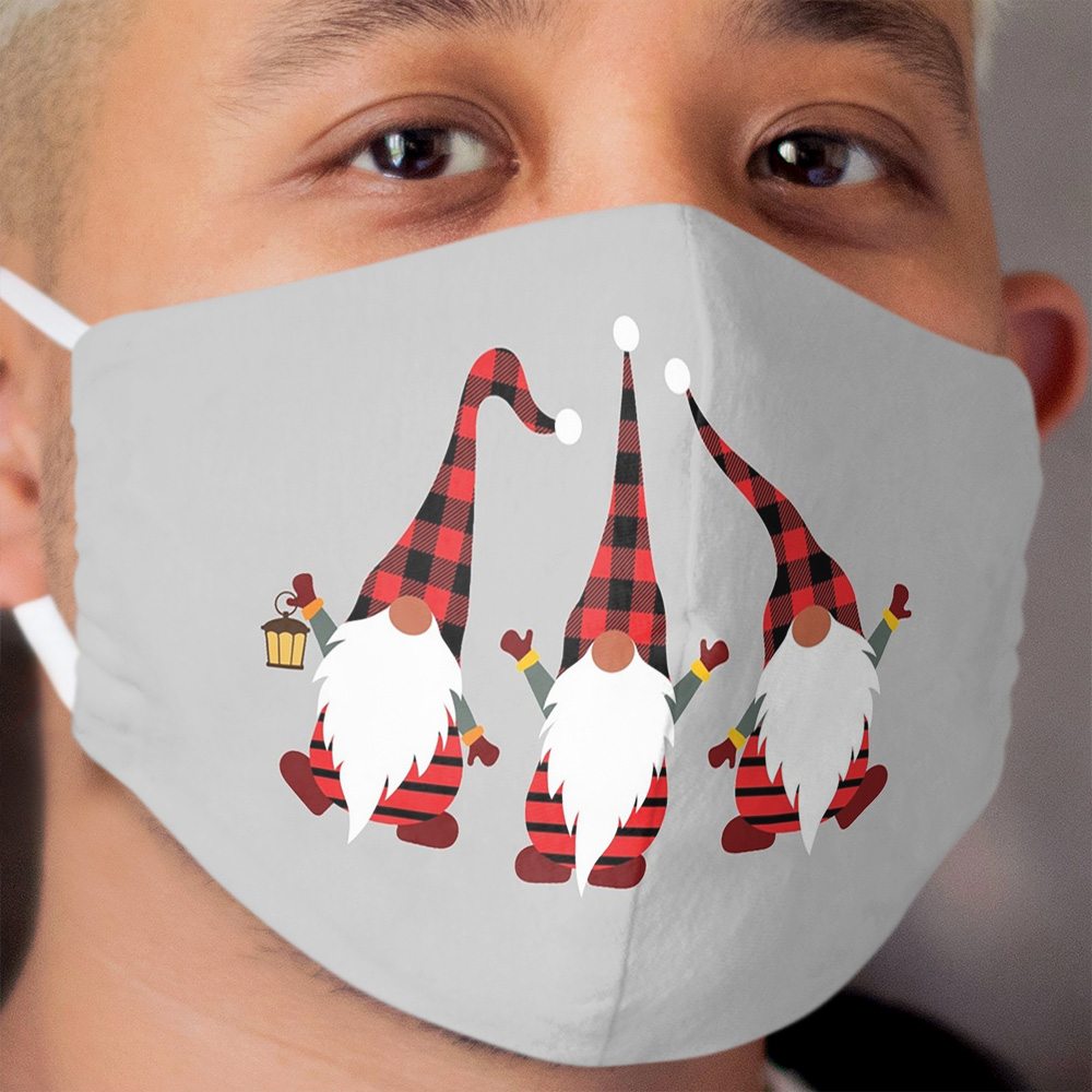 Christmas Gnomes Cloth Face Mask 2