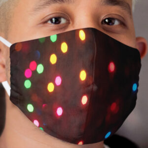 Christmas Lights Glowing Cloth Face Mask