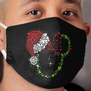 Christmas Minnie Cloth Face Mask