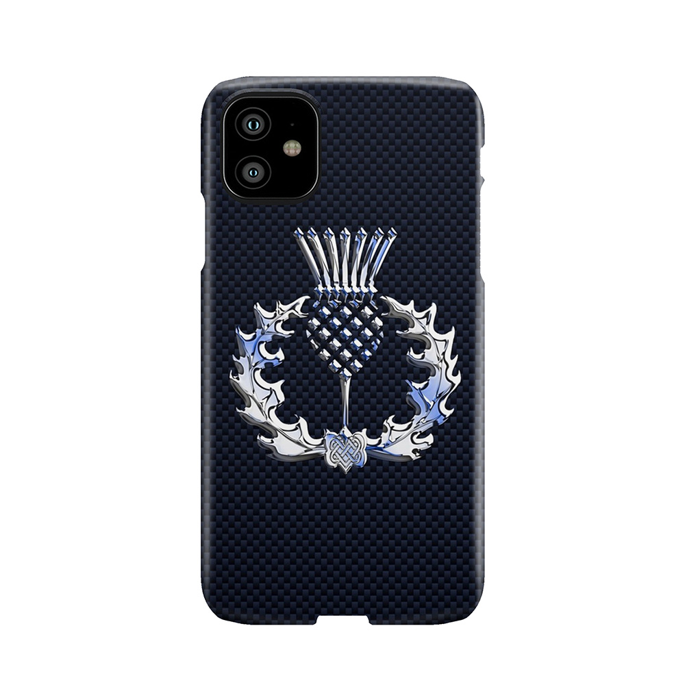 Chrome Like Scottish Thistle Phone Case