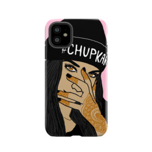 Chup Kar Beanie Girl Tough Phone Case