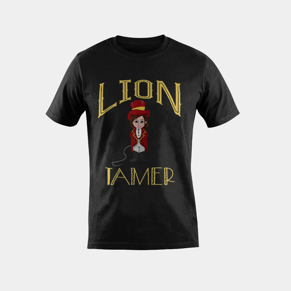 Circus Lion Tamer Girls Costume - Female Lion Tamer T-Shirt