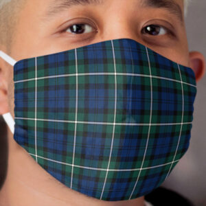 Clan Forbes Tartan Cloth Face Mask