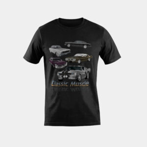 Classic American Muscle Cars Novelty T-Shirt