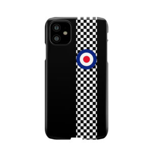 Classic Target Roundel Racing Checkers Phone Case