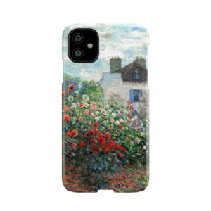 Claude Monet Artist'S Garden Argenteuil Fine Art Phone Case