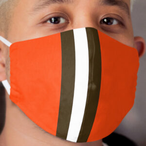 Cleveland Browns Stripe Cloth Face Mask