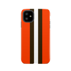 Cleveland Browns Stripe Mask Tough Phone Case
