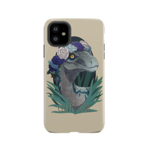 Clever Girl - Blue Tough Phone Case