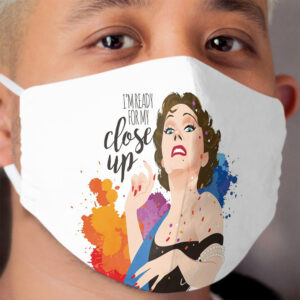 Close up Cloth Face Mask