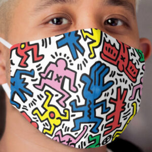Cloth face Keith haring Cloth Face Mask