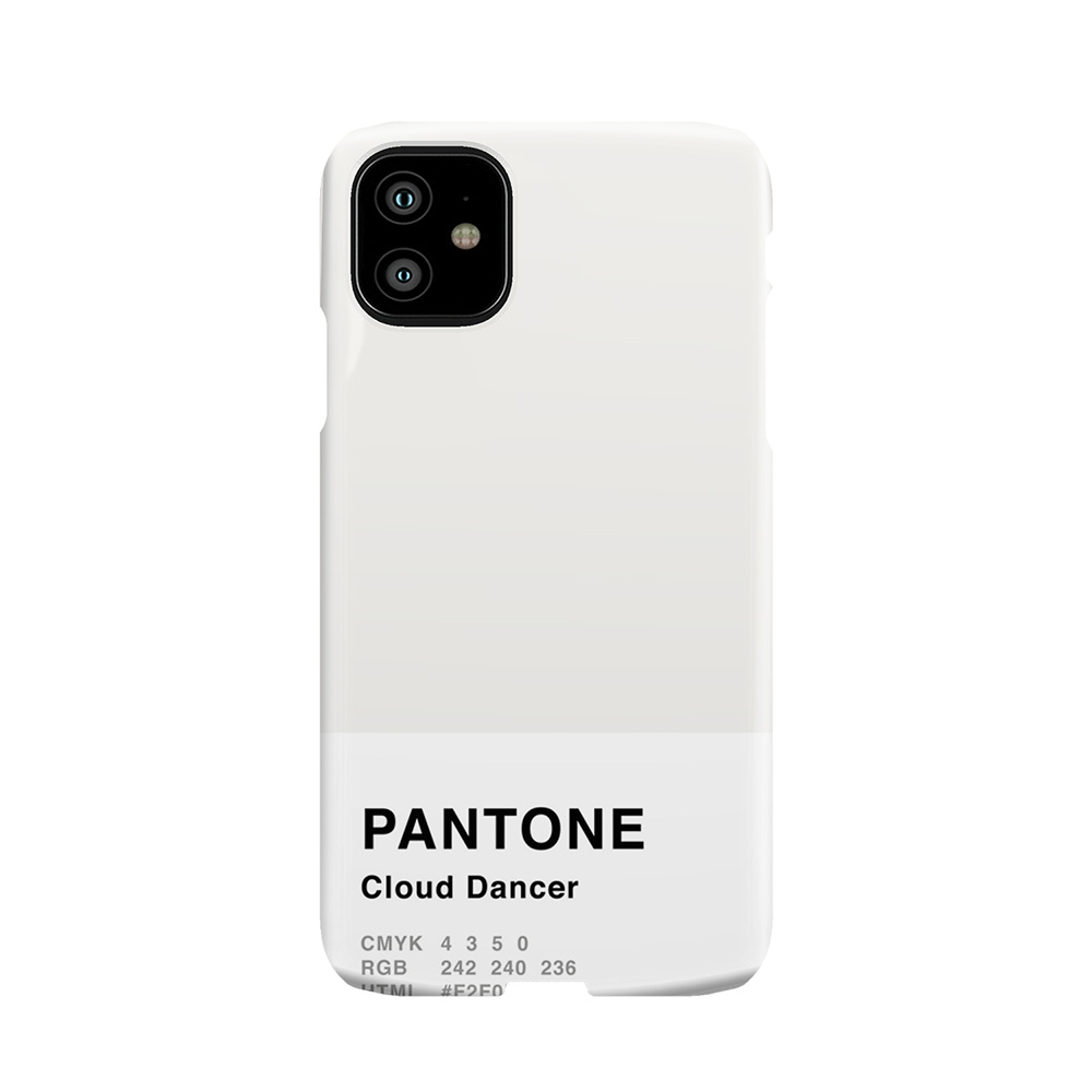 Cloud Dancer Grey Pantone Simple Design Phone Case
