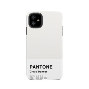 Cloud Dancer Grey Pantone Simple Design Tough Phone Case