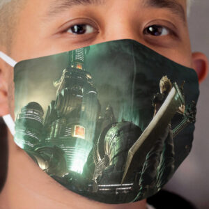 Cloud Strife VS ShinRa [Remake] Cloth Face Mask
