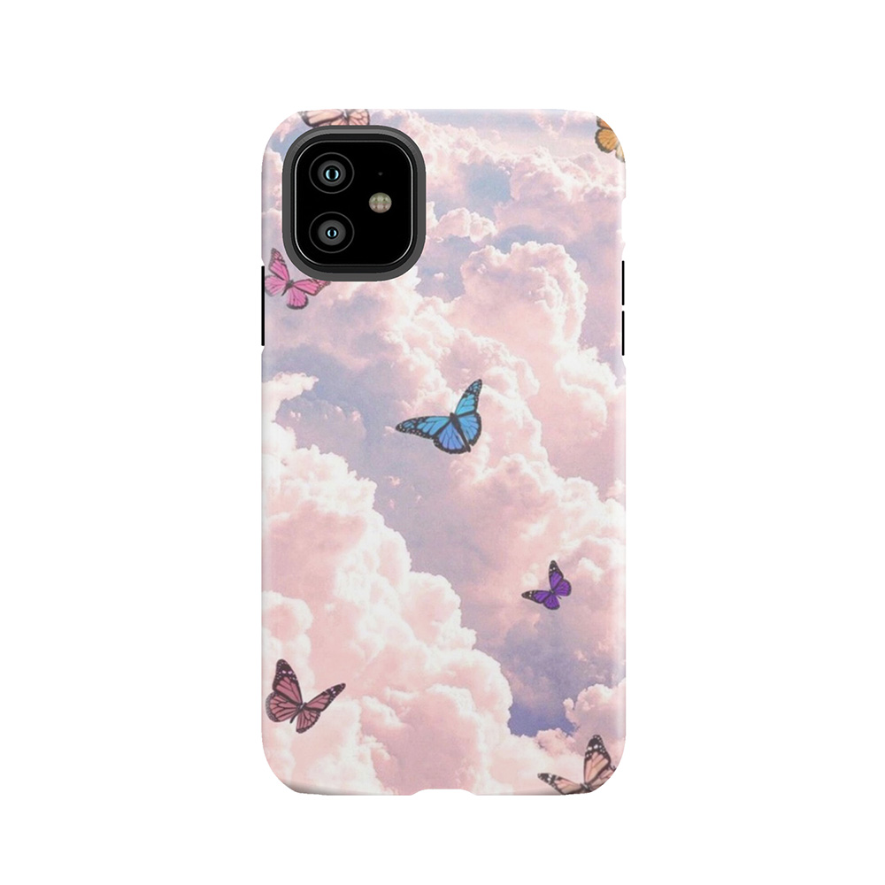 Cloudy Butterfly Tough Phone Case