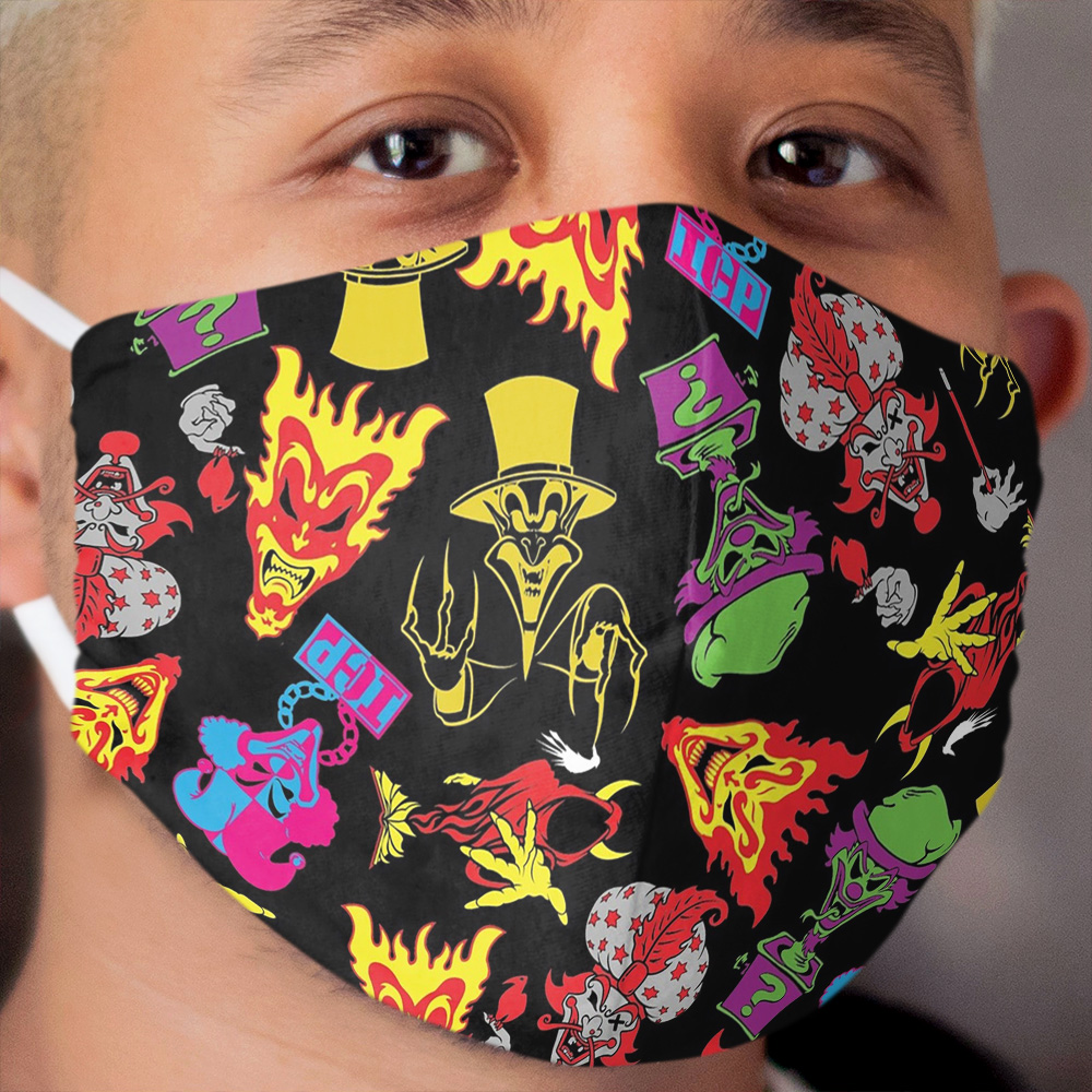 CLOWN COLLAGE Cloth Face Mask