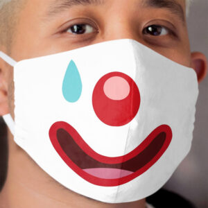 Clown Cloth Face Mask 3