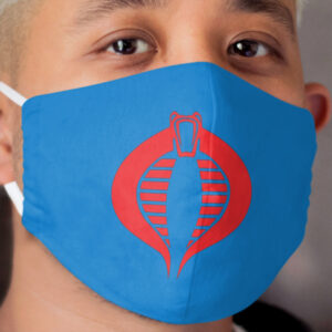 Cobra Logo Cloth Face Mask GI Joe Cloth Face Mask
