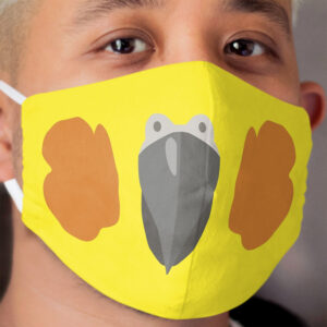 Cockatiel Bird Cloth Face Mask