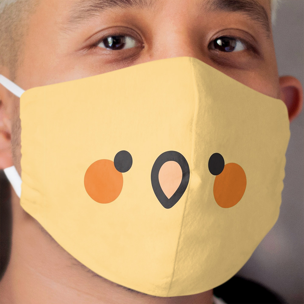 Cockatiel Face Face-Mask