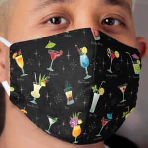 Cocktail Time Cloth Face Mask