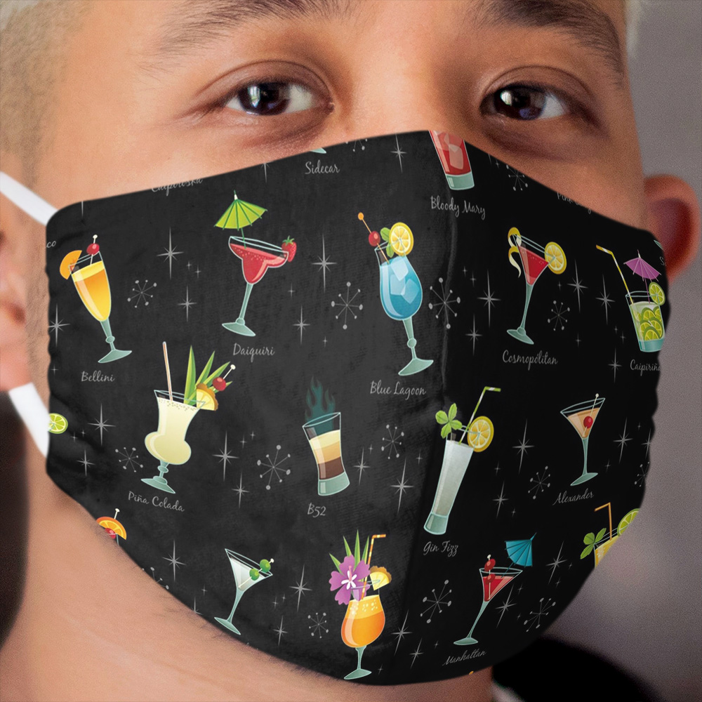 Cocktail Time Cloth Face Mask