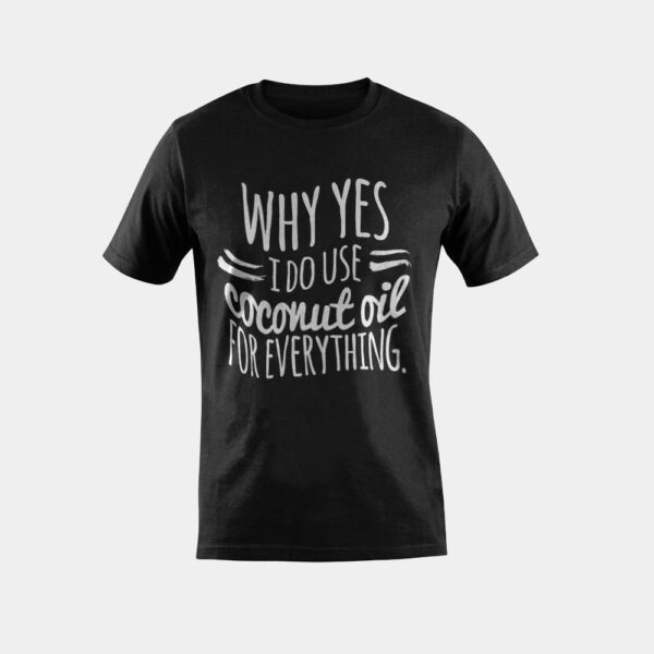 Coconut Oil Crunchy Mom Design T-Shirt