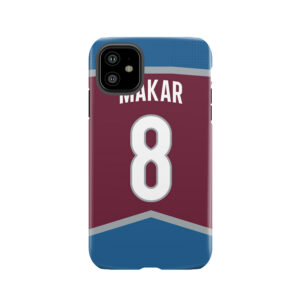 Colorado Avalanche Cale Makar Home Jersey Back Phone Tough Phone Case