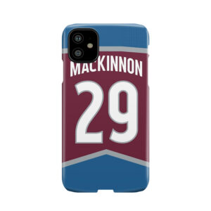 Colorado Avalanche Nathan Mackinnon Home Jersey Back Phone Phone Case
