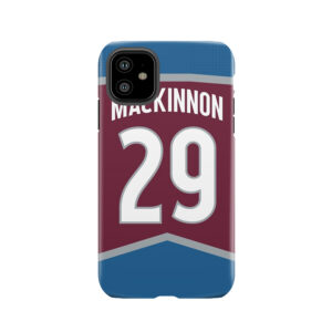 Colorado Avalanche Nathan Mackinnon Home Jersey Back Phone Tough Phone Case