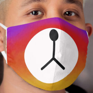 Colourful roblox bear Cloth Face Mask