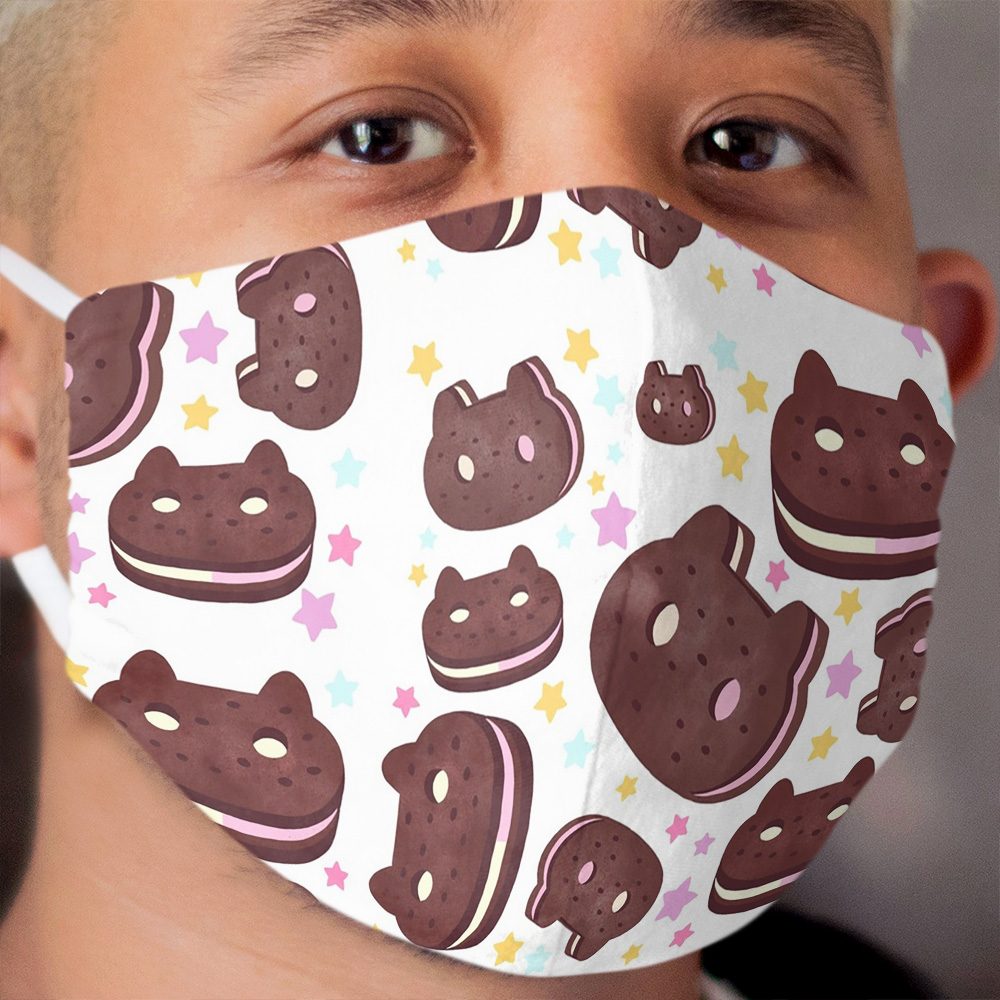 cookie cat Cloth Face Mask