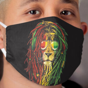 Cool Rasta Lion Of Judah Art Dreadlock Rastafari & accessories for Rasta Lover Cloth Face Mask