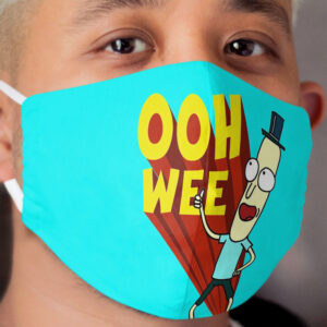 Copia de Rick This is my space, F up | Rick Illumination | Buddha Rick | Design Inspired on Rick and morty tv series Cloth Face Mask