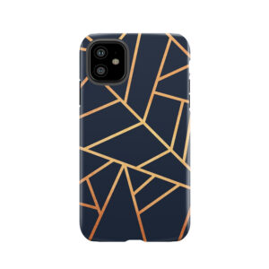 Copper And Midnight Navy Tough Phone Case