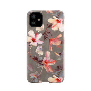 Coral Hibiscus Phone Case