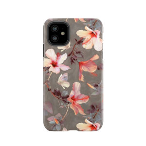 Coral Hibiscus Tough Phone Case