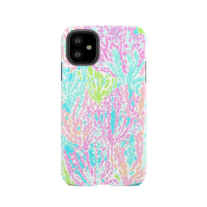 Coral Print Tough Phone Case