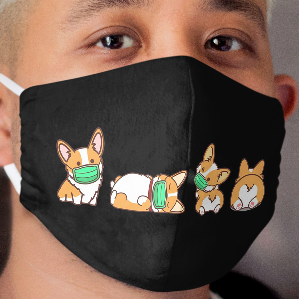 Corgi Quarantine Cloth Face Mask