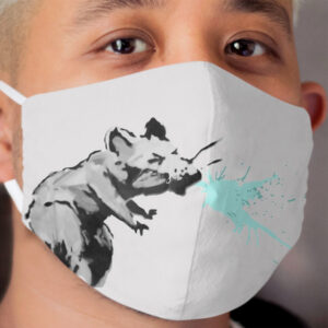 corona virus rat sneezing Cloth Face Mask
