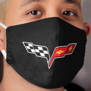 Corvette logo Cloth Face Mask 2