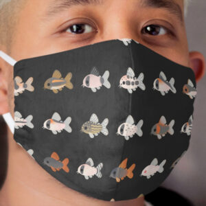 Corydoras! - black Cloth Face Mask