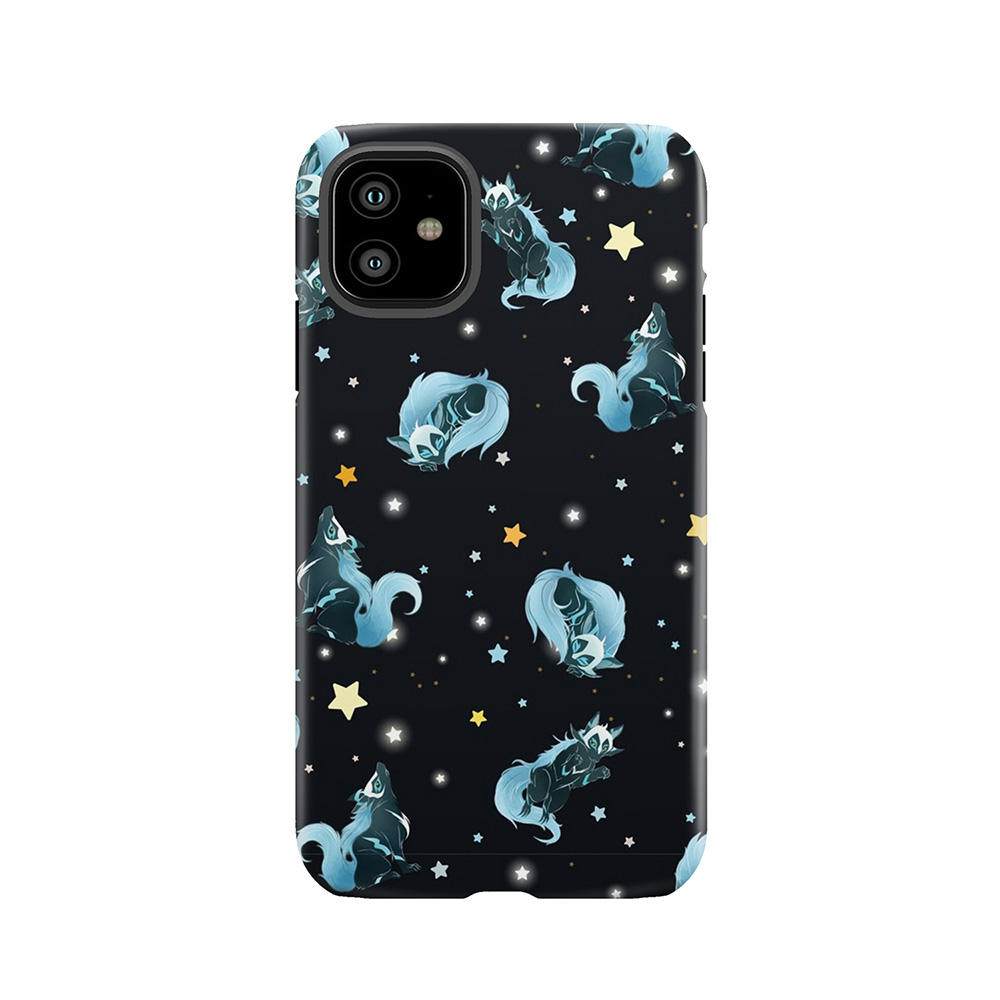 Cosmic Wolf Tough Phone Case