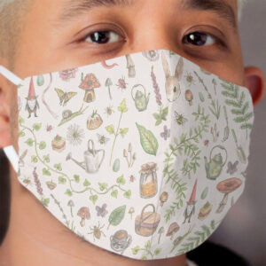 Cottagecore - faded pink Cloth Face Mask