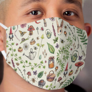 Cottagecore light green Cloth Face Mask